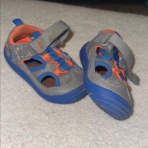 Stride Rite Gray and Blue Sandals for Active Adventures